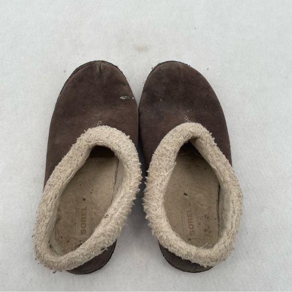 SOREL Women’s Nakiska Brown Suede Fur Lined House slippers size: 9 - Picture 11 of 11